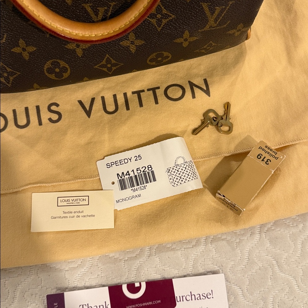 Louis Vuitton, Speedy 25 Monogram Handbag - Picture 9 of 12